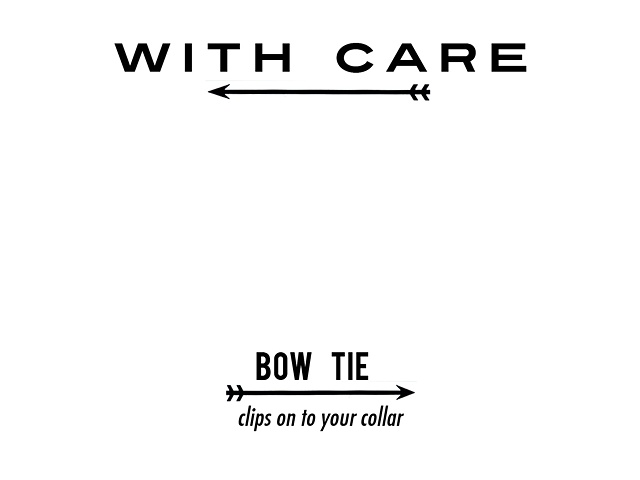 Packaging: Bow Tie Tag