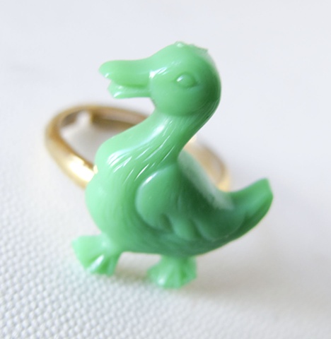 Green Duck Ring