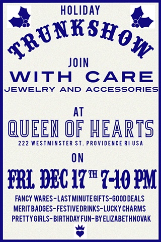 Print: Trunk Show Flier