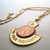 Penny For Your Thoughts Necklace (Gold)