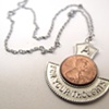 Penny For Your Thoughts Necklace (Silver)