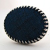 Cerulean Silk Cocktail Ring