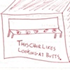 This Chair Likes Looking at Butts