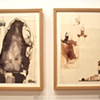 Installation Photograph: The Ship Travels, White; Transmuted and Bending, Morning