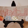 City scape on hills 