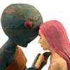Brush Brush Maiden Resin Bust 