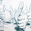 We Are Happy to Serve You (south wall)