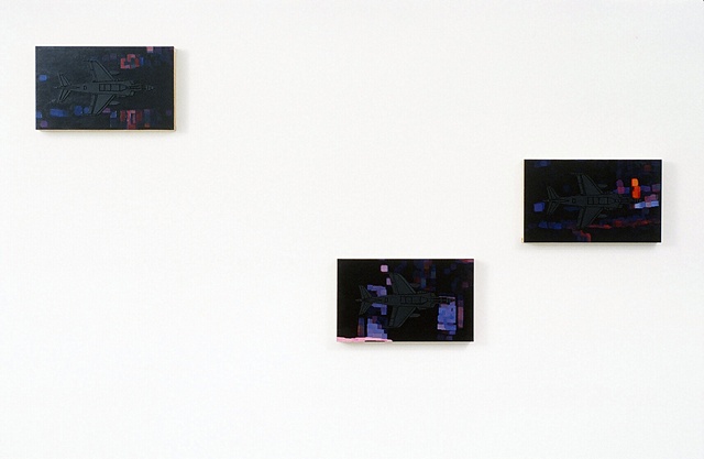 Untitled (Black Planes in Formation)