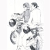 Untitled (study for Motorcycle painting)