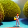 boy with the yellow ball