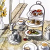 high tea with mom in london