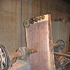 "Untitled (291)" on the lathe with counterweights