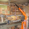 Loading a blank for some boat forms on the lathe