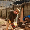 Working on my first chainsaw carved piece