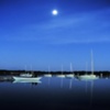 Moon Over Lake
