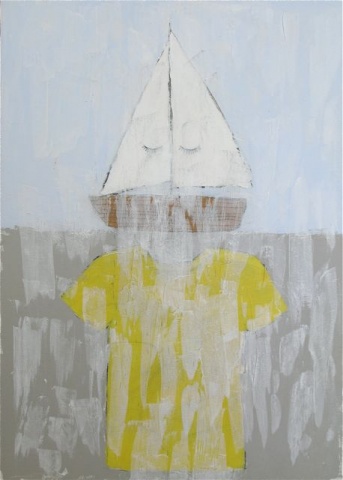 Yellow Shirt and Sailboat