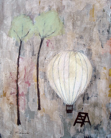 Step Ladder Hot Air Balloon