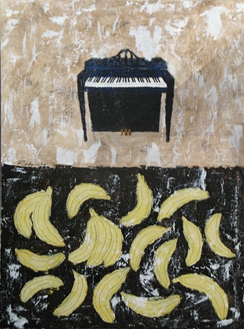 Bananas and Blue Piano