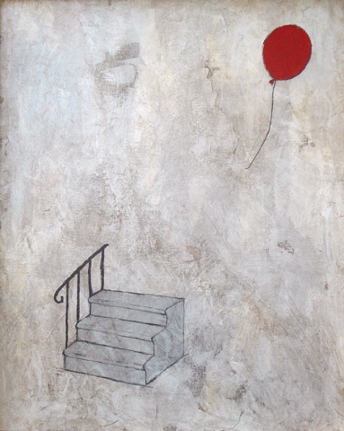 Stoop and Red Balloon