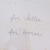 For Better For Worse