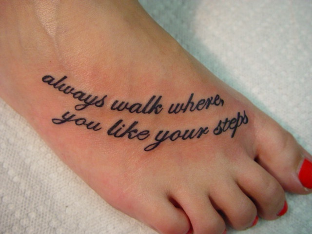 yes, script can be done well on the foot