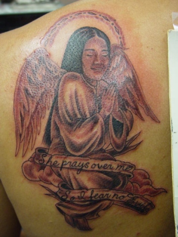 his Mom