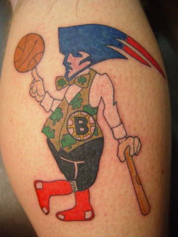 All four teams, A true Boston fan.