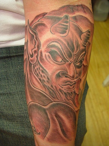 Scary devil guy