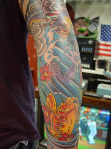 Chris's forearm