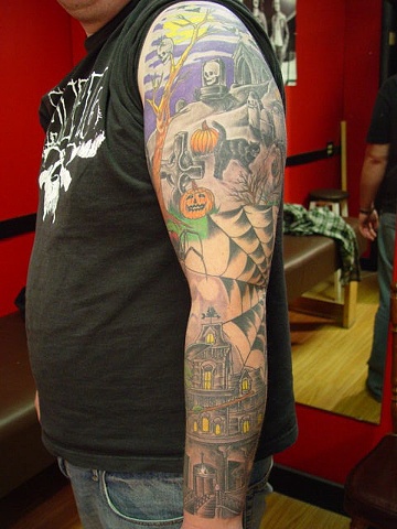 Matts halloween sleeve.