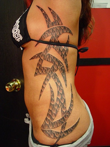 Tough girl - one shot tattoo