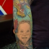 Chris's forearm (son's portrait)