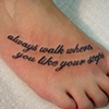 yes, script can be done well on the foot