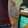 Chris's forearm