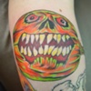 Nail's scary pumpkin