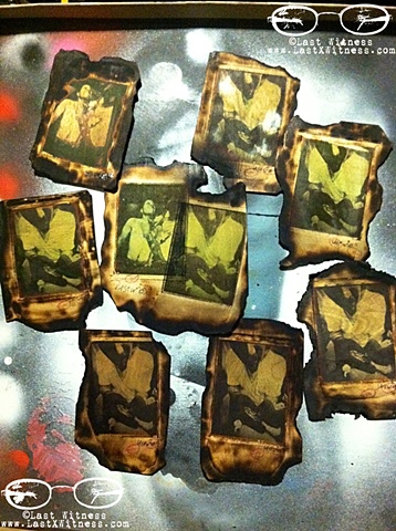 images processed into birch ply wood and semi solarized...then burned