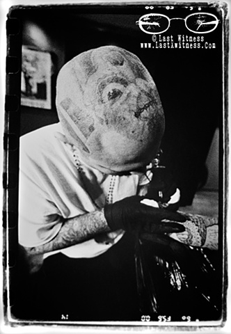 Justin Lipuma tattooing me at Jazz tattoo in brooklyn