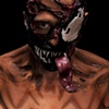 MUA Alice Steel interpretation of Venom assisted by Jion Ku tongue fabricated by Ashley Ferraro (custom shape strobe for chest by me)