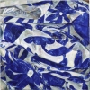 Mantel Embroiderered in Blue