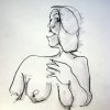 Blind Contour - Nude Study