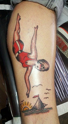 Diver girl