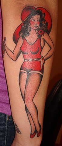 Sailor jerry rum lady