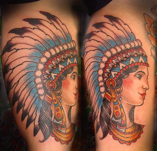 Indian maiden