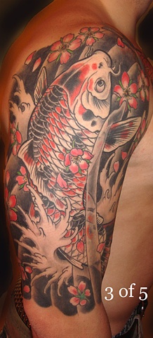 Mikes Koi 1/2 sleeve