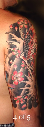 Mikes Koi 1/2 sleeve