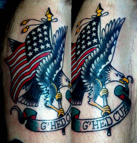 "G'Hed Cuz" Sailor Jerry Eagle