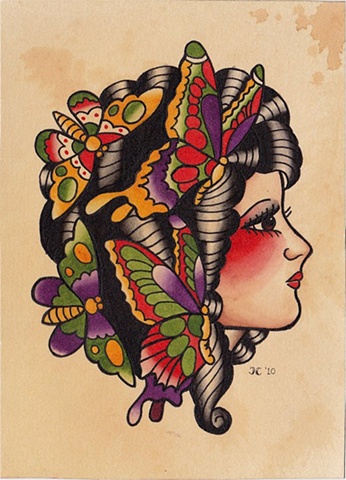 butterfly girl