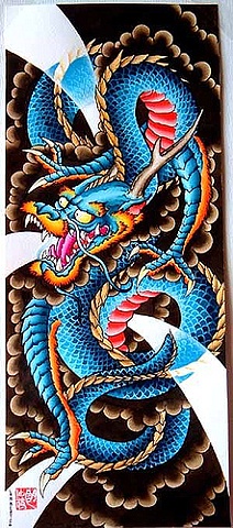 blue dragon