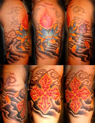 Djore wand/lotus