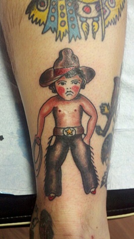 Mean cowboy!